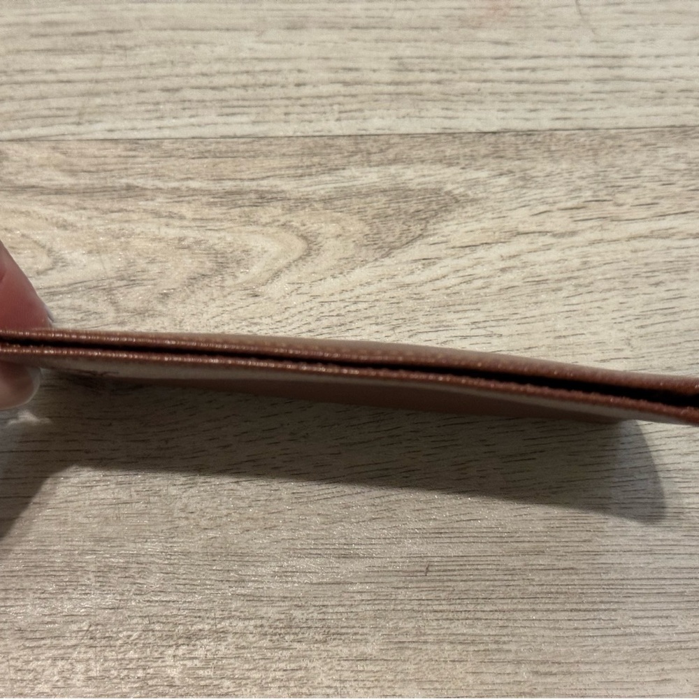 VINTAGE Louis Vuitton Taiga ID / Photo / Card Holder Brown Leather Wallet EUC - Picture 9 of 11